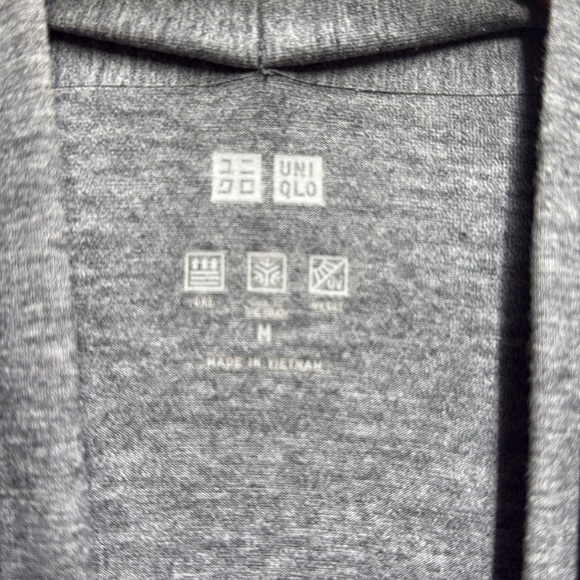 Uniqlo gray Open Front Cardigan size medium - Picture 5 of 8
